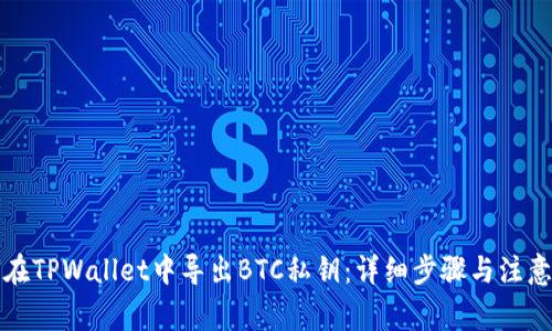 如何在TPWallet中导出BTC私钥：详细步骤与注意事项